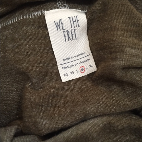 NEW NWT Free People Green Tank Medium - Picture 4 of 6